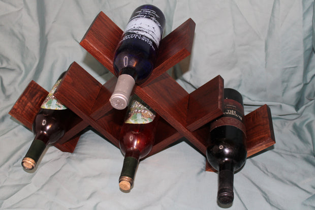 Wine rack for 6 bottles