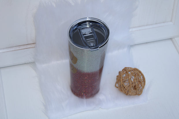 Tumbler Tapered Smooth 20 ounce. "Beach Please" (SOLD)