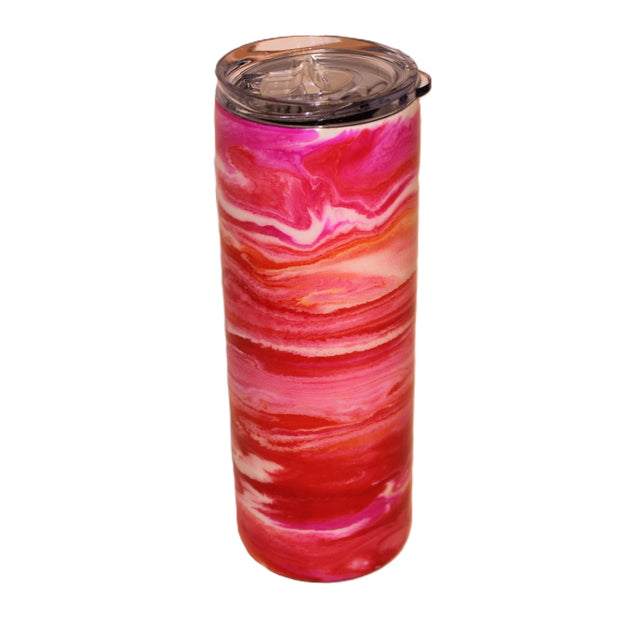 Tumbler Straight Skinny 20 ounce we call (Ta-Kill-Ya-Sunrise)