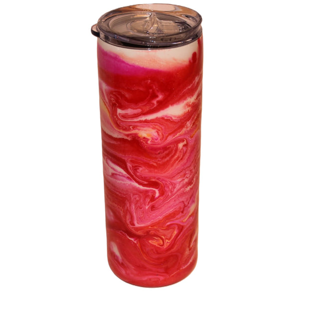 Tumbler Straight Skinny 20 ounce we call (Ta-Kill-Ya-Sunrise)