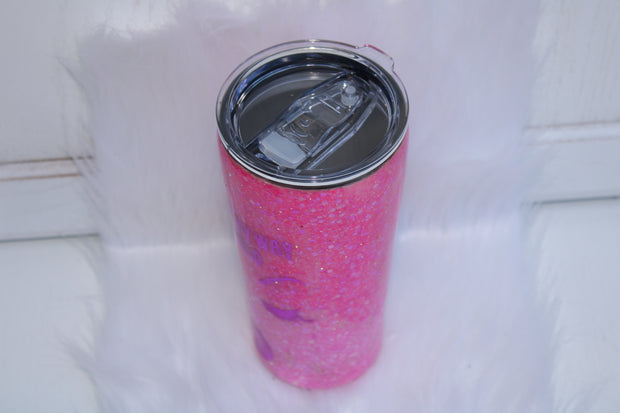 Tumbler Tapered Smooth 20 ounce. "Out of My Way World" (SOLD)