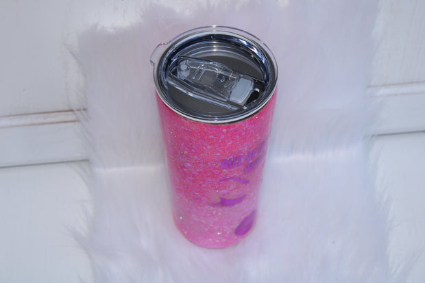 Tumbler Tapered Smooth 20 ounce. "Out of My Way World" (SOLD)
