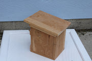 Bird House with an X pattern on front made from cedar (SOLD)