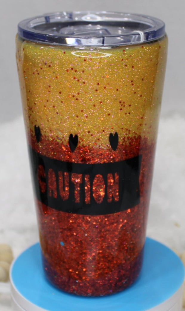 Tumbler Tapered Smooth 18-ounce (Caution)