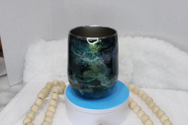 Wine glass 15 ounce stemless we call (Emerald)