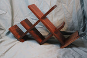 Wine Rack made from walnut and holds 6 bottles
