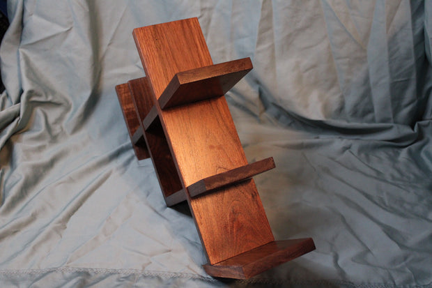 Wine Rack made from walnut and holds 6 bottles