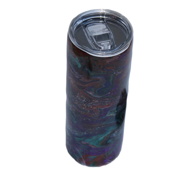 Tumbler Straight Skinny 20 ounce we named (Oil and Water)