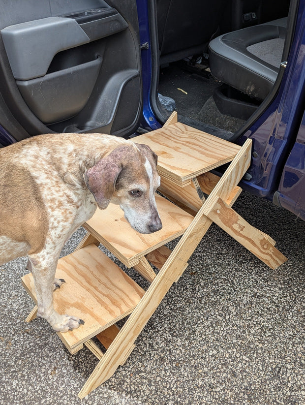 Pet Steps/Ramp for cars beds or sofas | customized choice of color and height | made to order