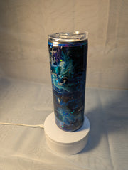 Tumbler 20 ounce with handle and lid called Sea Creatures