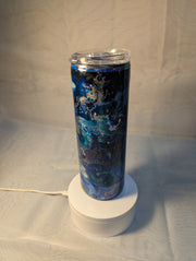 Tumbler 20 ounce with handle and lid called Sea Creatures