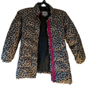 Apparel Girls Coat sized Large (10/12) leopard print brown and black by Cherokee