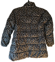 Apparel Girls Coat sized Large (10/12) leopard print brown and black by Cherokee