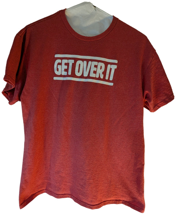 Apparel Women's T-shirt size Large red Get Over It