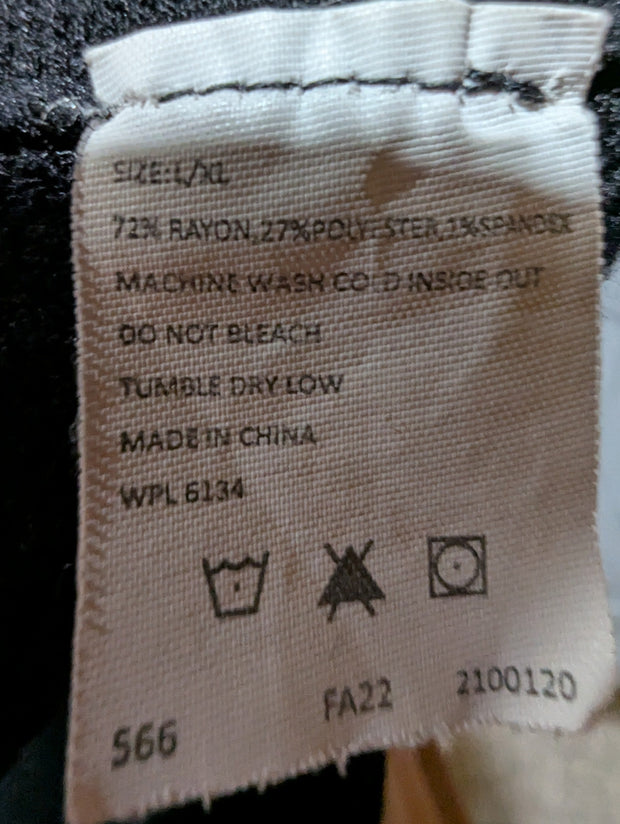 Apparel Girls Leggings Size L/XL Black