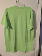 Apparel unisex T-shirt with grayhound dog and caption