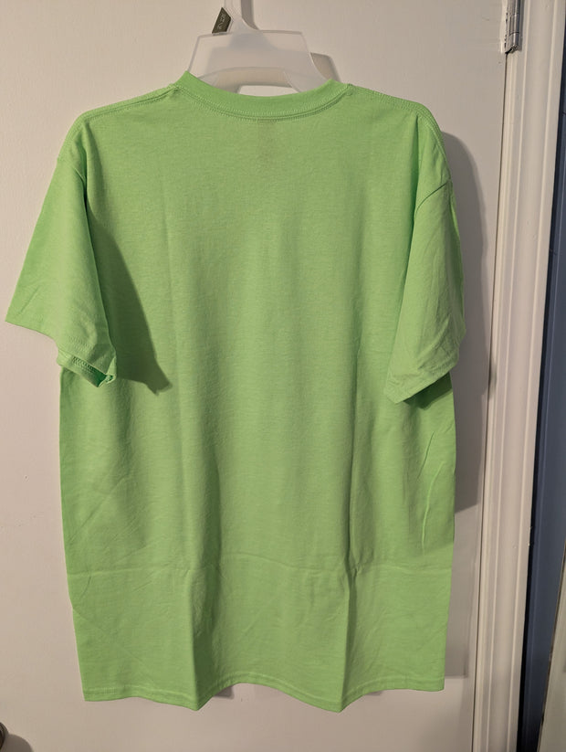 Apparel unisex T-shirt with grayhound dog and caption