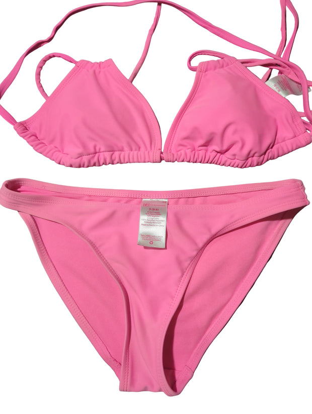 Apparel Girls Bikini pink matching top size 7-9 and bottoms Size 3-5
