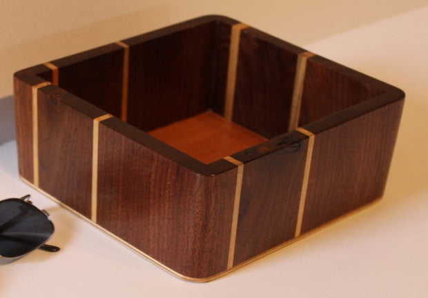 Planter for house plants made Vertical from Walnut (SOLD)