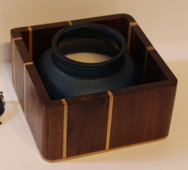 Planter for house plants made Vertical from Walnut (SOLD)