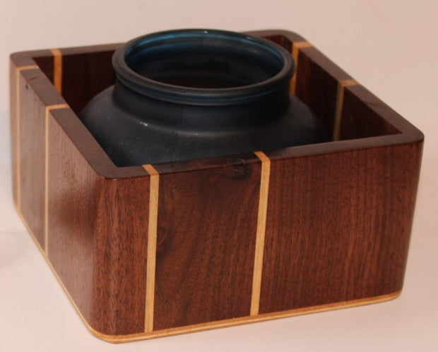 Planter for house plants made Vertical from Walnut (SOLD)