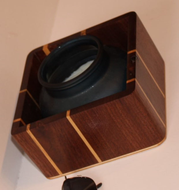 Planter for house plants made Vertical from Walnut (SOLD)