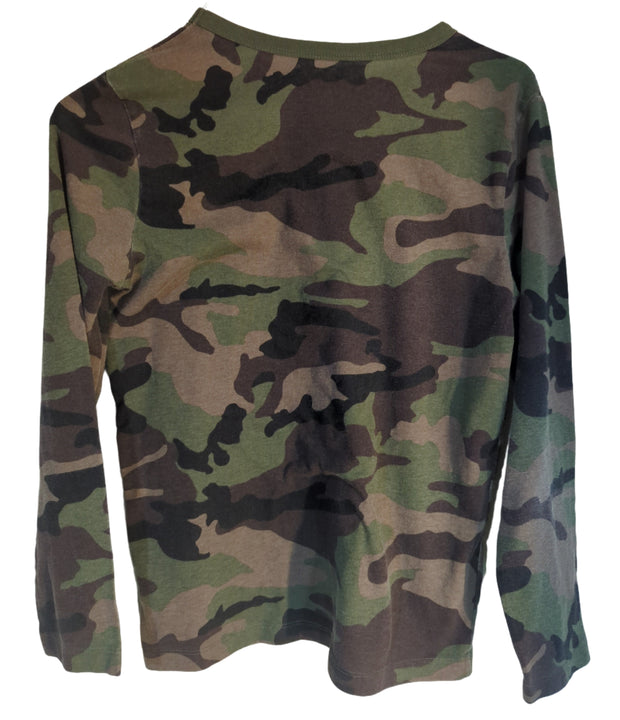Apparel Boy's Shirt Large (10/12) long sleeve camouflage by Wonder Nation