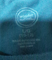 Apparel Boy's Shirt Large (10-12) by Wonder Nation