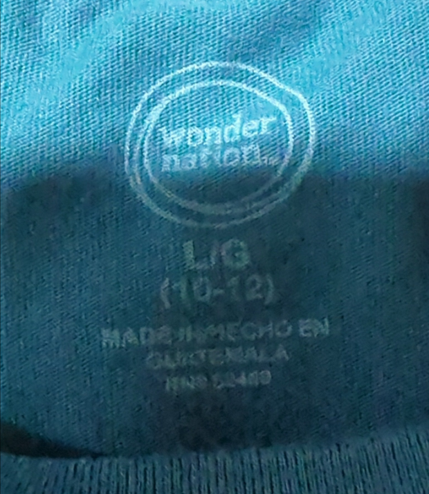 Apparel Boy's Shirt Large (10-12) by Wonder Nation