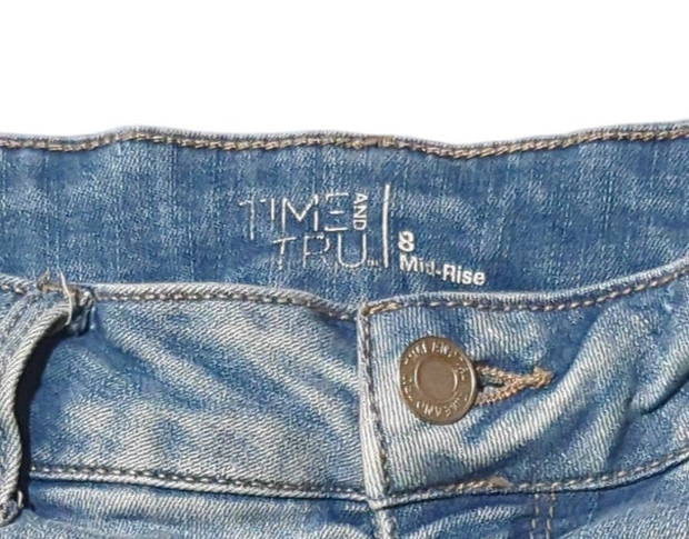 Apparel Women's Shorts Size 8 Blue Jean Time and True