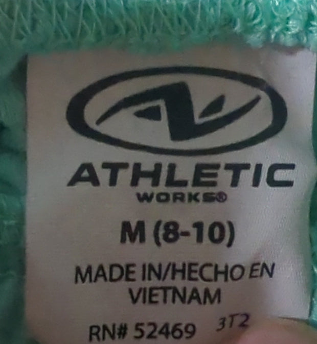 Apparel Women's Shorts Size M (8-10) Green Athletic Work