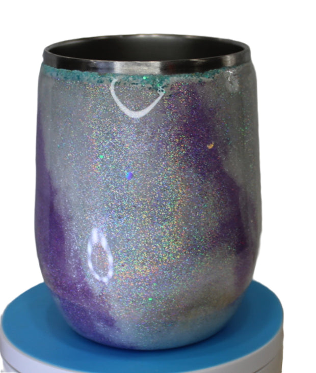 Wine glass 15 ounce stemless we call (Tranquil)