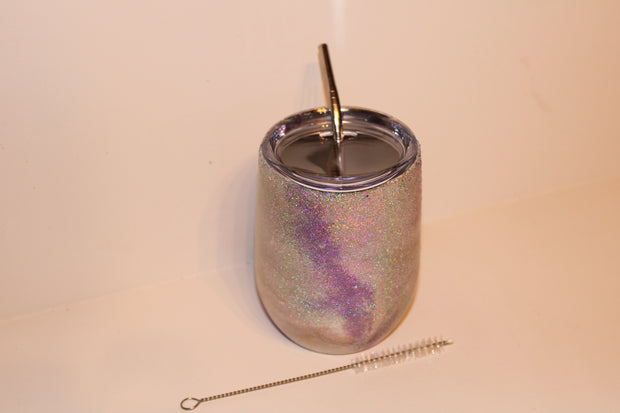 Wine glass 15 ounce stemless we call (Tranquil)