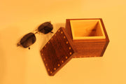 Keepsake Box with Engraved Lid Family Where life begins and love never ends made from Walnut and Poplar