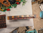 Cutting board small end grain with variations of different wood species